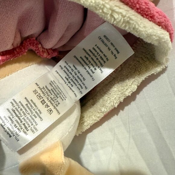 15" Bonikka blonde soft baby doll pink butterfly dress plush crib toy plush Home - Picture 10 of 12